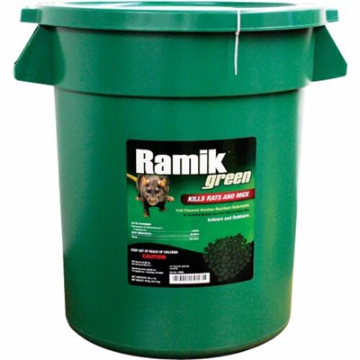 Durvet Neogen® 116339 Ramik® Bait Nugget, 4 lb x 1 / 2 inch, Green, For Rats & Mice